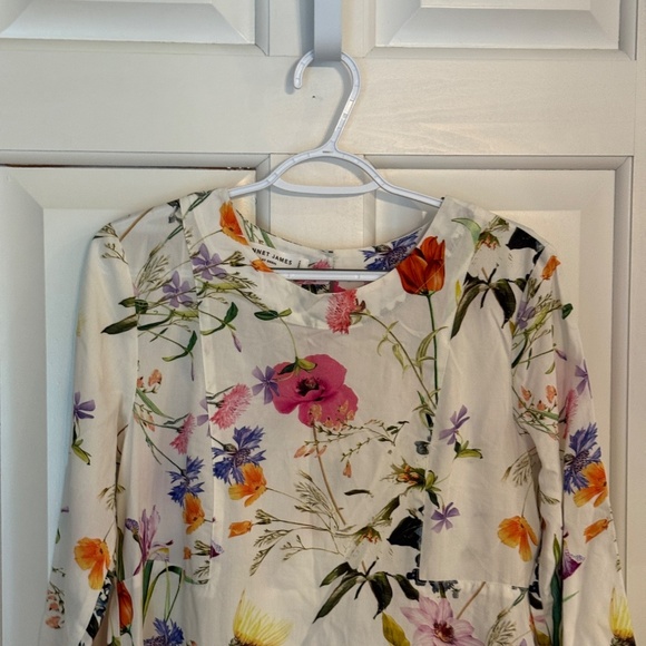 Sonnet James Brielle Floral Print modest Dress 45621 - Picture 5 of 13